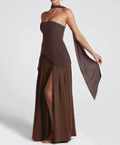 ASYMMETRICAL MAXI DRESS