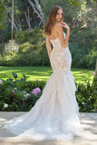 FIT AND FLARE BRIDAL GOWN