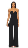 AMANDA UPRICHARD PUZZLE STRAPLESS JUMPSUIT