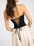 SANA SWEETHEART DROP WAIST MAXI DRESS