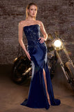 FITTED STRAPLESS DRESS