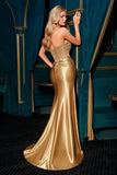 MESH CORSET EMBELLISHED GOWN