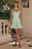 A LINE CHIFFON SCARF MINI DRESS