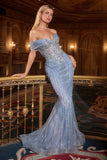OFF SHOULDER MERMAID GOWN