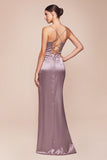TAUPE CORSET GOWN