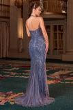 HALTER SEQUIN ILLUSION GOWN