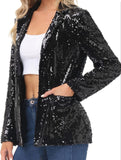 SEQUIN BLAZER JACKET