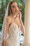 STRAPLESS SWEETHEART NECK GOWN