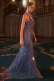 HALTER SEQUIN ILLUSION GOWN