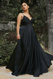 SOFT SATIN A LINE SWEETHEART NECKLINE GOWN