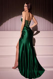 STRAPLESS FITTED HOT STONE DRESS