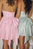 GLITTER HALTER BOW BACK MINI DRESS