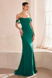 CHIFFON OFF SHOULDER GOWN