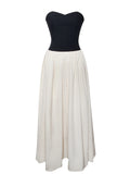 SANA SWEETHEART DROP WAIST MAXI DRESS