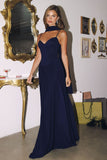 A LINE CORSET SCARF GOWN