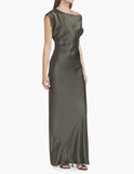 AMANDA UPRICHARD ELROY SILK MAXI DRESS