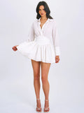 JAMILA WHITE SHIRT MINI DRESS