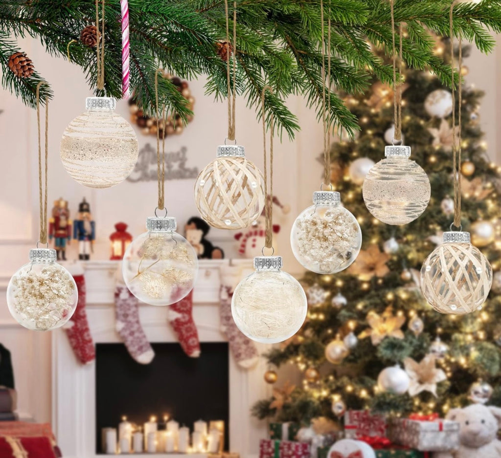 20 PIECE RUSTIC CHRISTMAS ORNAMENTS DDMINE