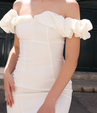 Robe courte Felicia - Blanche