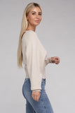 WRAP PULLOVER SWEATER