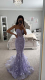 STRAPLESS BUTTERFLY GOWN