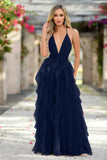 Alances Maxi Dress - Navy