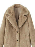 FAUX FUR TRENCH COAT