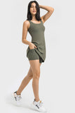 SQUARE NECK SPORTS CASUAL DRESS