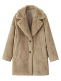 FAUX FUR TRENCH COAT