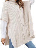 CABLE SLEEVELESS SWEATER