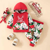 MERRY CHRISTMAS HOODIE AND PANT SET