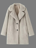 FAUX FUR TRENCH COAT