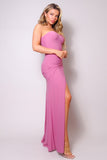 STRAPLESS SWEETHEART MAXI GOWN