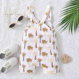 KIDS BOTANICAL PRINT OVERALLS