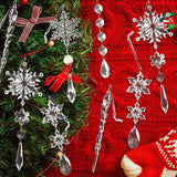 10 PIECE ACRYLIC ORNAMENTS￼