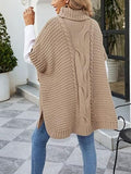 CABLE SLEEVELESS SWEATER