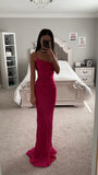 FITTED SATIN SLIP GOWN