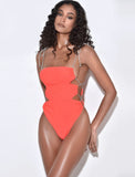 CRYSTAL ONE PIECE SWIMSUIT