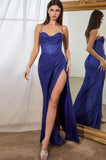 GLITTERY CORSET GOWN