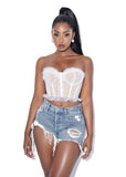 MISSY WHITE LACE TOP