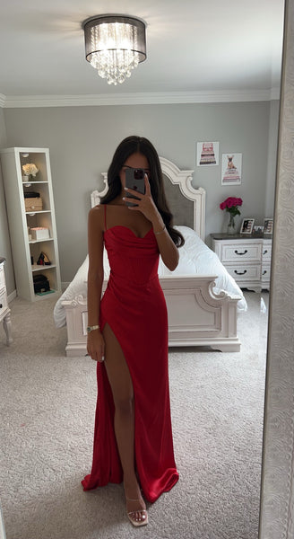 RED CORSET GOWN – SHOP DDMINE