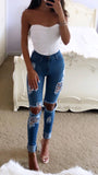 PICTURE PERFECT RIPPED JEANS