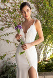 STRETCH FITTED PONTE BRIDAL GOWN