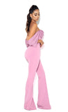 OFF SHOULDER JUMPSUIT