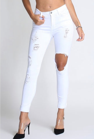 ALL WHITE JEANS – SHOP DDMINE