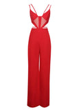 CUT OUT STRAPPY JUMPSUIT