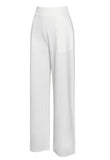 WHITE FLARE TROUSERS